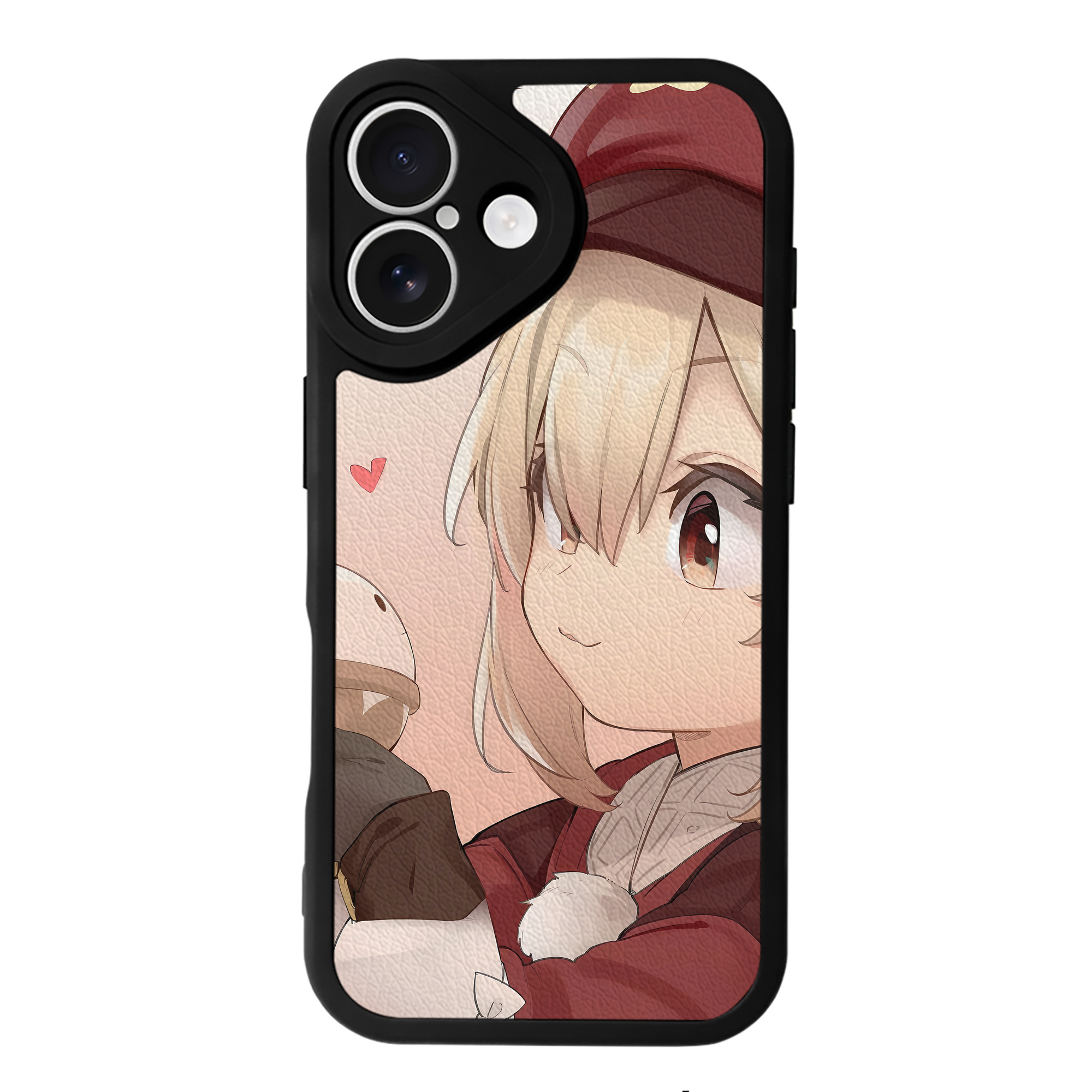 げんし神 genshin 【iPhone 16シリーズ対応】シリコンスマホケース（レザー調） 材質：シリコン